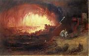 John Martin The Destruction of Sodom and Gomorrah, Spain oil painting artist
